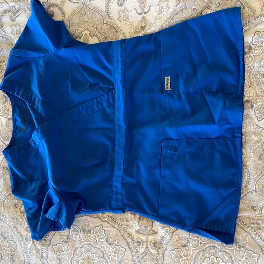 Grey’s Anatomy Royal Blue Scrub Top